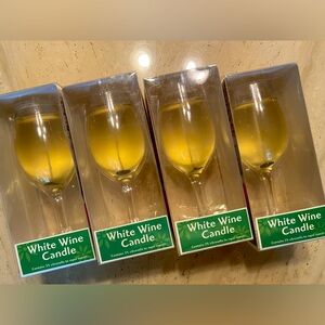 🥂4 White Wine Citronella Candles🥂
